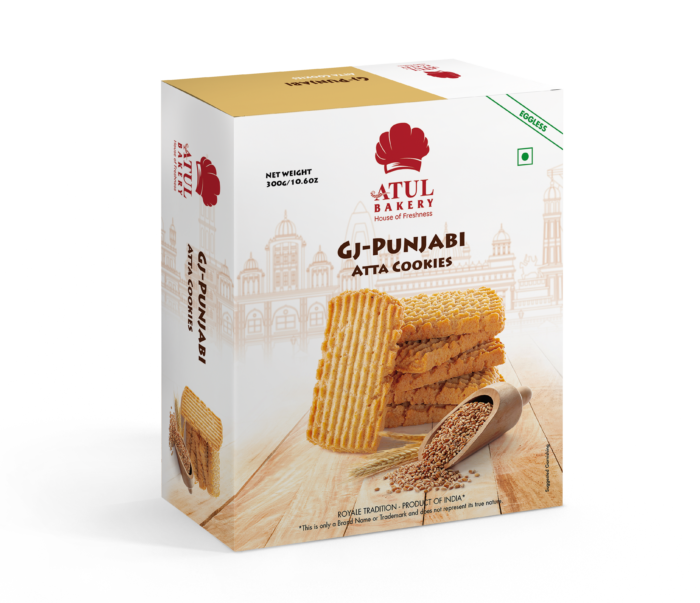 Gj-Punjabi Atta Cookies 300gm